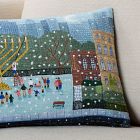 Nicole Cicak Menorah Lighting Pillow Cover