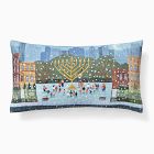 Nicole Cicak Menorah Lighting Pillow Cover