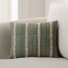 Pintuck Foliage Pillow Cover
