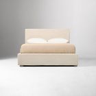 Emmett Nontufted Low Profile Bed - Wood Legs
