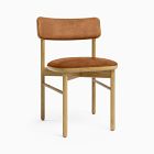 Open Box: Sadove Faux Leather Dining Chair - Bourbon, Sand 