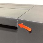 Open Box: Telluride Aluminum Outdoor Dining Bench (66") - Dark Bronze