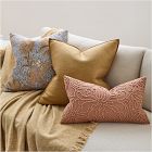 Corded Floral Pillow Cover