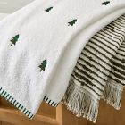 Embroidered Tree Hand Towel