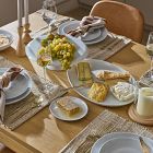 Organic Porcelain Appetizer Plate Sets
