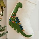 Felt Dino in Lights Stocking