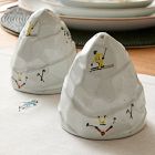 Holiday Skiers Stoneware Salt &amp; Pepper Shakers (Set of 2)