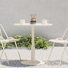 Sydney Outdoor Bistro Table (30") &amp; Santa Cruz Stacking Dining Chair Set