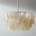 Capiz Round Chandelier (24")