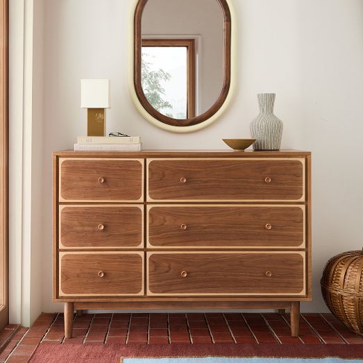 Emma Chamberlain Two-Tone 6-Drawer Dresser | West Elm