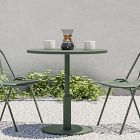 Sydney Outdoor Bistro Table (30") &amp; Santa Cruz Stacking Dining Chair Set