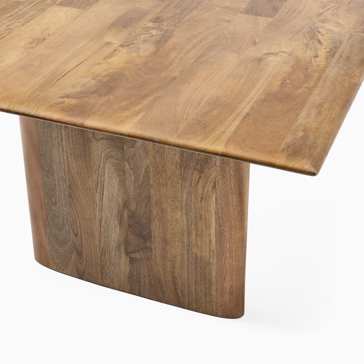 Extra Deep Anton Solid Wood Dining Table (86