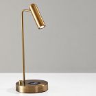 Linear Metal LED Wireless Charging &amp; USB Task Lamp (16.5")