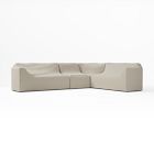 Porto Aluminum 4-Piece L-Shaped Sofa Protective Cover