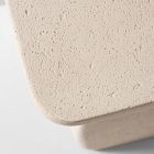 Quince Indoor/Outdoor Concrete Pedestal Side Table (14")