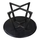 Sculptural Solid Wood Round Dining Table (47.5")