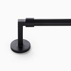 Open Box: Theon Mixed Shapes Adjustable Curtain Single Rod (60"-108") - Dark Bronze