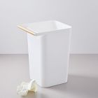 Yamazaki Wood Handle Trash Can