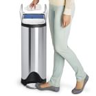 40L Butterfly Dual Compartment Step Trash Can