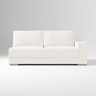 Open Box: Dalton Right Arm 2 Seater Sofa - Deluxe Linen Alabaster