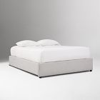 Upholstered Low Profile Bed Frame with Storage Options