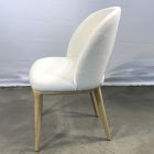 Open Box: Boerum Dining Chair - Performance Twill Alabaster, Blonde