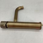 Open Box: Monohole Vesseldeck Lever Handle Faucet, Short  - Antique Brass
