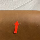 Open Box: Petal Fully Upholstered Office Chair - Saddle Leather Nut, Dark Bronze