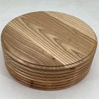 Open Box: Peyton Round Wood Box (10.75") - Light Ash