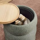 Lumi Upholstered Storage Side Table