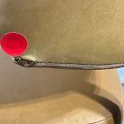 Open Box: Hyde Leather Counter Stool (26") - Ludlow Leather Sesame, Cool Walnut