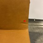 Open Box: Framework Dining Chair, Set of 2 - Ludlow Leather Sesame, Burnt Wax