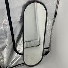 Open Box: Metal Framed Pill Wall Mirror (16"W x 48"H) - Dark Bronze