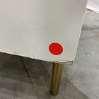 Open Box: Quinn Lacquer 5-Drawer Dresser - Haze, Antique Brass
