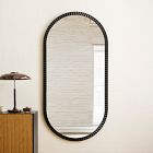 Frida Fluted Wood Wall Mirror