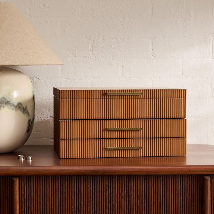 Modern Fluted Jewelry Boxes | West Elm