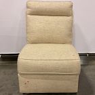 Open Box: Harris Motion Reclining Armless Single - Performance Coastal Linen Sand