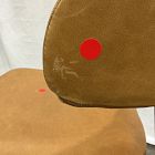 Open Box: Hyde Leather Dining Chair - Ludlow Leather Sesame, Smoked Oak
