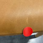 Open Box: Marcus Samuelsson Leather Dining Chair - Ludlow Leather Sesame, Blonde