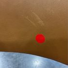 Open Box: Marcus Samuelsson Leather Dining Chair - Ludlow Leather Sesame, Blonde