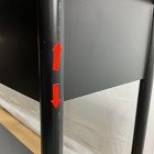 Open Box: Metalwork Console (60") - Hot Rolled Steel, Antique Brass
