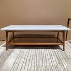 Open Box: Reeve Marble Coffee Table (48") - Marble, Acorn