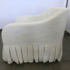Open Box: Robin Pleated Skirt Glider - Performance Yarn Dyed Linen Weave Alabaster