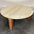 Open Box: Travertine Coffee Table (44") - Travertine