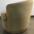 Open Box: Viv Swivel Chair - Deluxe Velvet Camel