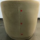 Open Box: Viv Swivel Chair - Deluxe Velvet Camel