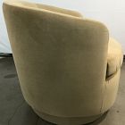 Open Box: Viv Swivel Chair - Deluxe Velvet Camel