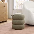 Lumi Upholstered Storage Side Table