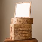 Emma Chamberlain Burl Mirrored Jewelry Box