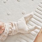 Dot Border Wool Rug